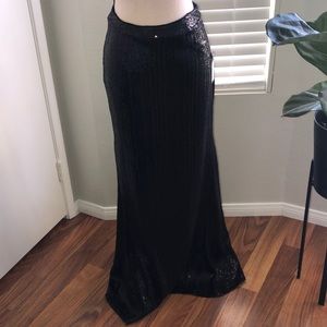 Ella Moss Long Sequin Skirt